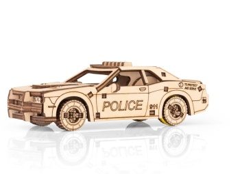 Coche de policia, 88 piezas.