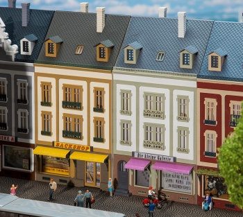 Set de dos edificios.