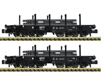 Set de dos vagones planos tipo Ssy de los ferrocarriles federales aust