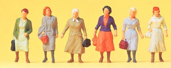 Mujeres dirección al trabajo.