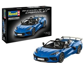 Corvette cabriolet, escala 1/24.