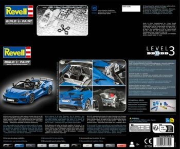 Corvette cabriolet, escala 1/24.