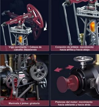 Bomba de aceite, 127 piezas.