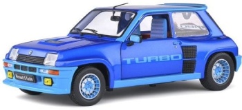 Renault 5 turbo color azul 1981.