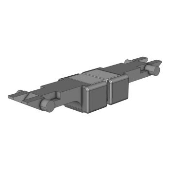 Enganches magnéticos, versión alargada, 10 unidades.