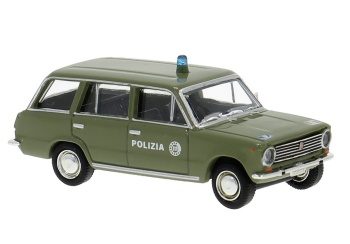 Fiat 124 familiar Polizia.