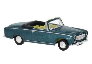 Peugeot 403 cabrio verde metalizado.