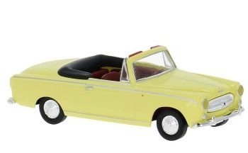 Peugeot 403 cabrio amarillo.