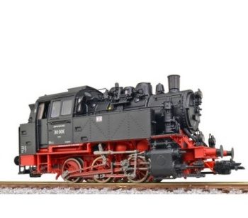 Locomotora devapor BR80 009 DR, digital con sonido, salida de humo.