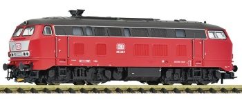 Locomotora diesel 218 406-7 de la Deutsche Bahn.