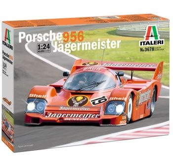 Porsche 956 Jagermeister. Kit plástico escala 1/24.
