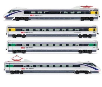 Tren de alta velocidad ETR 470 de la SBB, época VI.