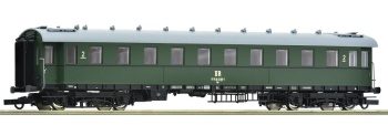Coche pasajeros 2. Clase, género Bge, el Reichsbahn alemán.