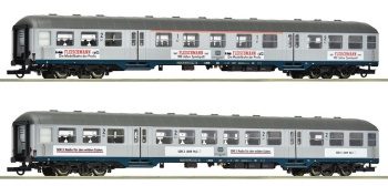 Set de dos coches pasajeros locales Silberlinge, la Deutsche Bundesbah
