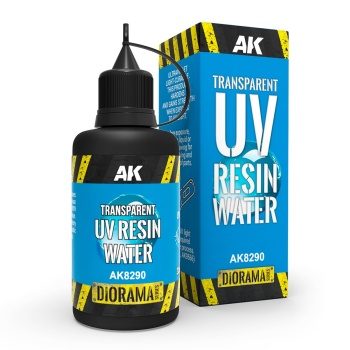 Transparent UV Resin water, 30ml.