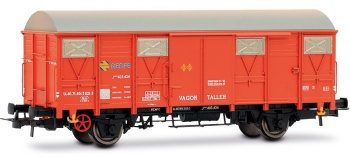 Vagón cerrado de dos ejes tipo "J2" de RENFE.