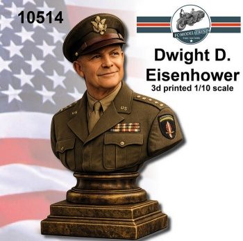 Dwight Eisenhower, busto escala 1/10.