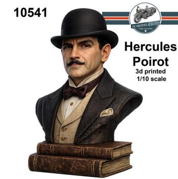 Hercules Poirot busto escala 1/10.