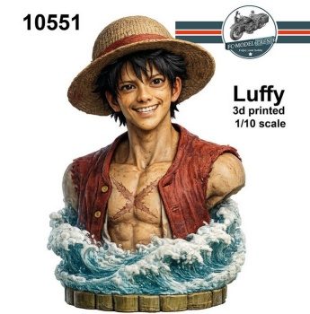 Luffy busto, escala 1/10.