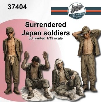 Surrendered japan soldiers, escala 1/35.