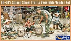 60-70 Saigon Street Fruit & Vegetable vendor set.
