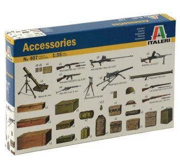 Accesorios WWII, escala 1/35.