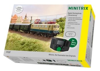 Set iniciación DB: locomotora, coches pasajeros, vías, central digital