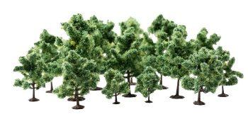 Set de arboles caducifolios 4-10cm.