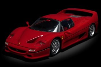 Ferrari F50 color Rojo.