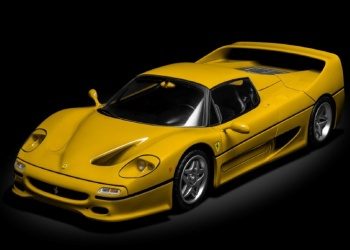 Ferrari F50 color amarillo.