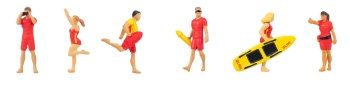 Vigilantes de la playa.