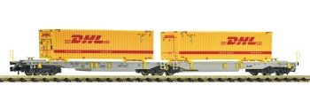 Vagón doble articulado tipo Sdggmrs/T2000, el Wascosa