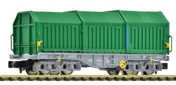 Set de 5 vagones tipo type Shimms RENFE, color verde, época V.