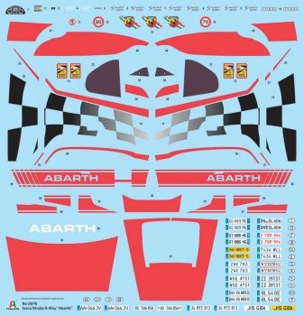 Iveco S-Way Abarth. Kit plástico escala 1/24.