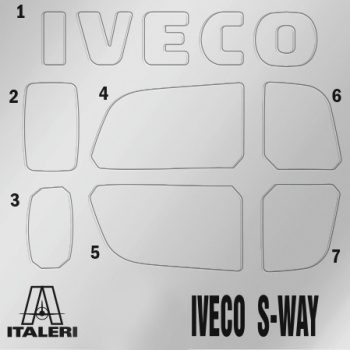 Iveco S-Way Abarth. Kit plástico escala 1/24.