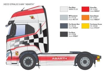 Iveco S-Way Abarth. Kit plástico escala 1/24.