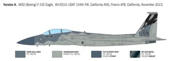 F-15C Eagle. Kit de plástico escala 1/48.