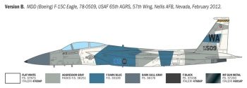 F-15C Eagle. Kit de plástico escala 1/48.