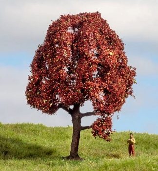 Haya color roja, 10cm.
