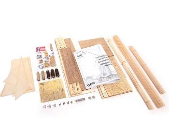 Gjøa barco de Amundsen. Kit de madera escala 1/45.