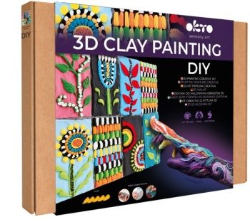 OKTO Sensory art 3D Clay Painting.