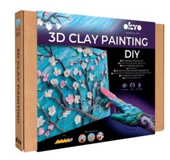 OKTO Sensory art 3D pINTURA CREATIVA Branches with Almond Blossom.