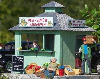 Stand de verduras.