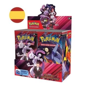 Caja con 36 Sobres Expansión Boosters Pokemon Rivales.