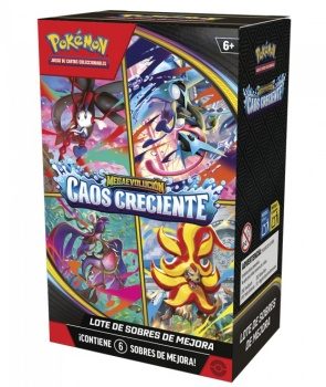 POKEMON Megaevolucion Caos Creciente. Juego de cartas coleccionables.