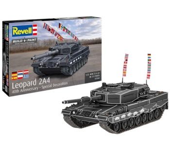 Leopard 2A4 40 Aniversario. Decoración especial.