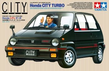 Honda City Turbo. Kit de plástico escala 1/24.