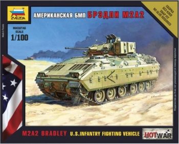 M2A2 Bradley U.S. Infantry Fighting vehicle, escala 1/100.