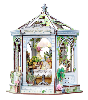 DIY Miniature House Windsor flower house.