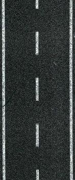 Asfalto. Medida: 100x4cm.